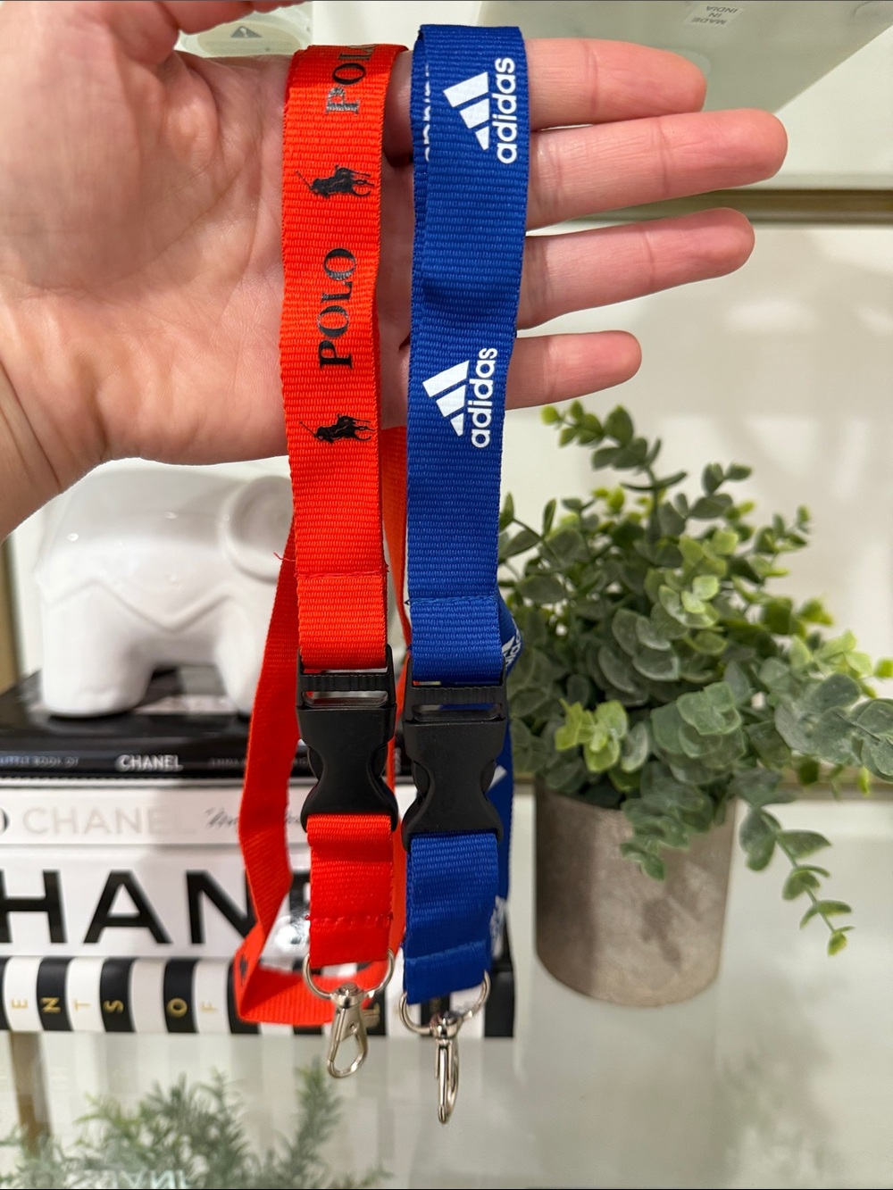 Polo & Adidas Dual Logo Lanyards